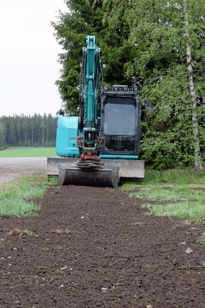 Backhoe Grading in Huntsville