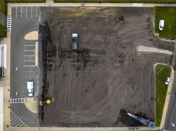 Parking Lot Excavation in Huntsville